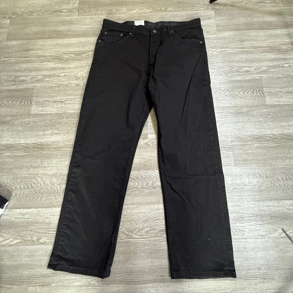 Wrangler Other - Wrangler Authentics Mens Straight Leg Black‎ Jeans 36x29 10ZM1CSCB